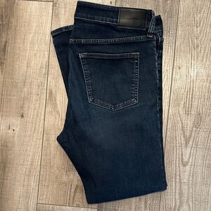 Men’s Express Dark Wash Skinny Jeans 34 inch waist, 30 inch inseam